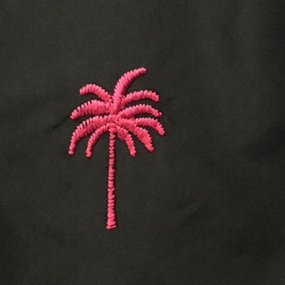 Rare VHTF Lilly Pulitzer Hostess Maxi Vintage White Label Silk Palm Tree Gown - Picture 6 of 16